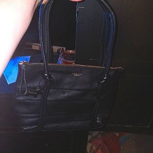 Radley London black leather tote